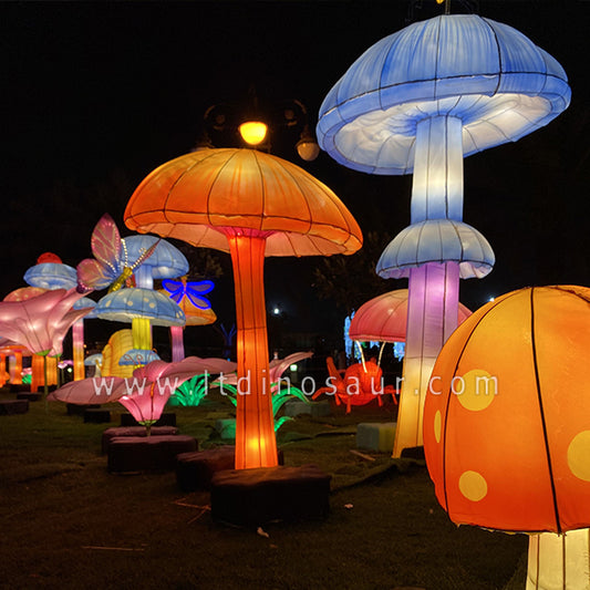 Glowing Mushroom Sculpture